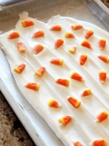 Candy Cane Recipe: Candy Corn Bark