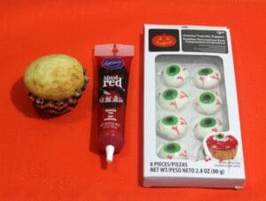Decorate Halloween Cupcakes With Bleeding Eyes