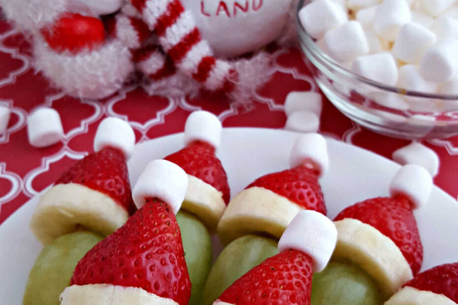Grinch Kabobs