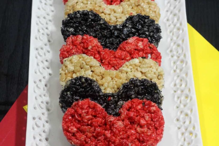 mickey mouse rice krispie treats