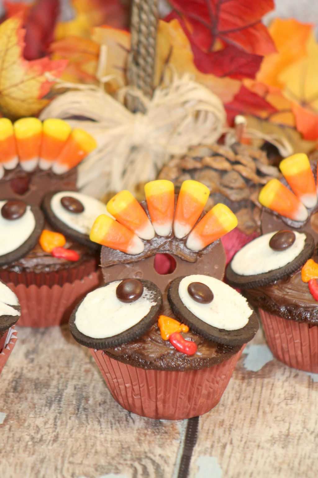 Turkey cupcakes