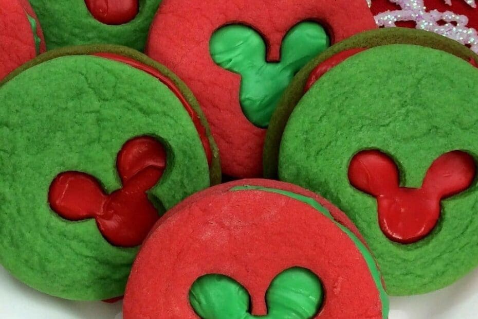 Mickey sandwich cookies