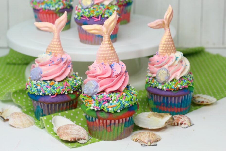 mermaid cupcakes