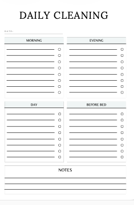 Cleaning Planner