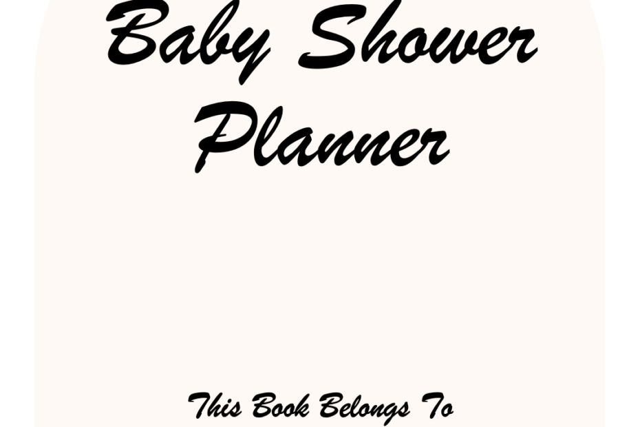 baby shower checklist